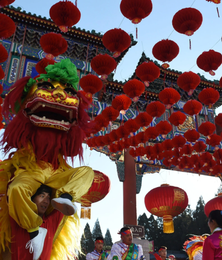 Wie werden Lichter zum chinesischen Neujahr verwendet?